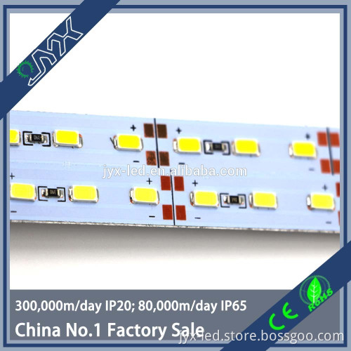 High quality aluminium led rigid strip 5630 5730 72leds/m with CE RoHS outdoor decoration/cabinet light/led rigid bar